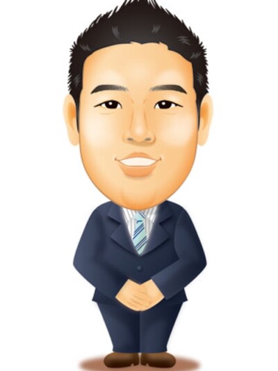 営業スタッフ様似顔絵